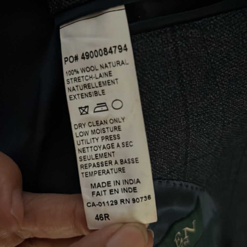 Ralph Lauren‎ 46 R suit jacket Blue 100% wool - Picture 4 of 14